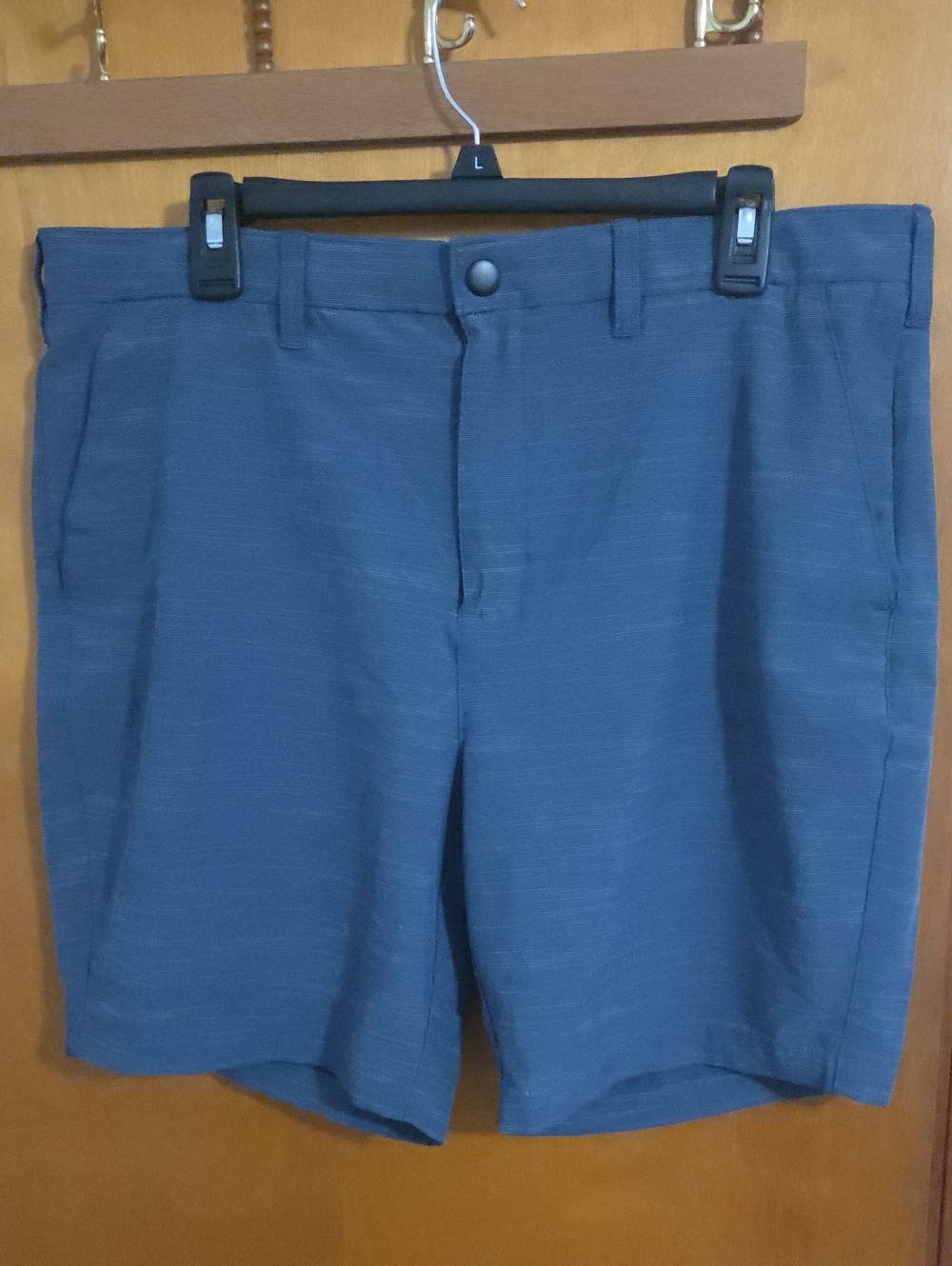 Apt. 9 Men's Slate Blue Flat-Front Shorts